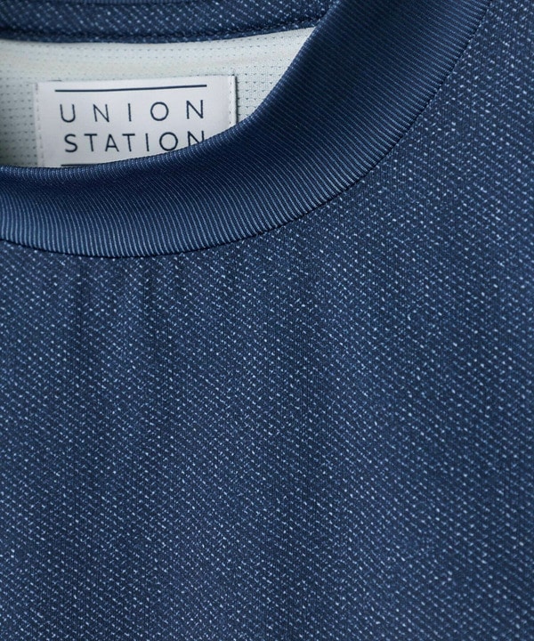 ドットメッシュプリントモックネックTシャツ＜ストレッチ・軽量・ハンドウォッシャブル・通気性＞ 詳細画像 16
