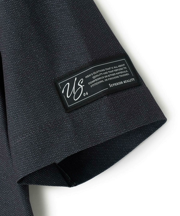 ドットメッシュプリントモックネックTシャツ＜ストレッチ・軽量・ハンドウォッシャブル・通気性＞ 詳細画像 19