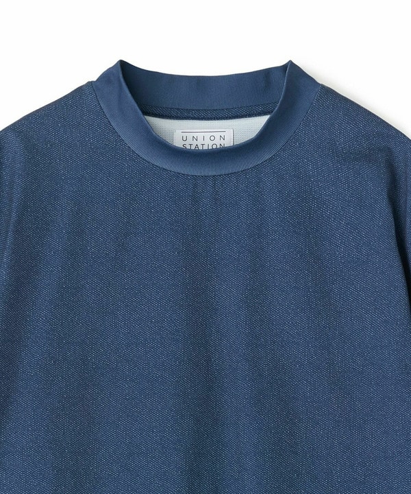 ドットメッシュプリントモックネックTシャツ＜ストレッチ・軽量・ハンドウォッシャブル・通気性＞ 詳細画像 20