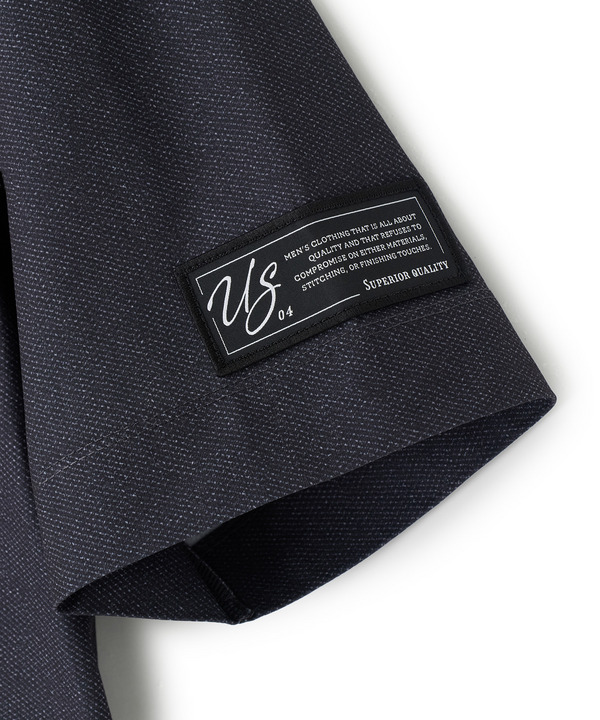ドットメッシュプリントモックネックTシャツ＜ストレッチ・軽量・ハンドウォッシャブル・通気性＞ 詳細画像 6