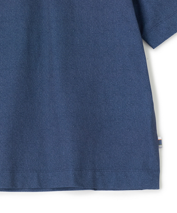 ドットメッシュプリントモックネックTシャツ＜ストレッチ・軽量・ハンドウォッシャブル・通気性＞ 詳細画像 9