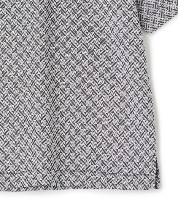ジオメトリックジャガードTシャツ＜ストレッチ・マシンウォッシャブル＞ 詳細画像 17