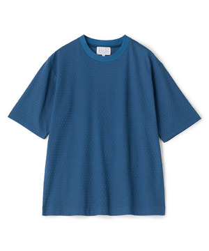 マルチファンクションジャガードTシャツ＜ストレッチ・速乾・イージーケア・ハンドウォッシャブル・UVカット・抗菌・防臭＞