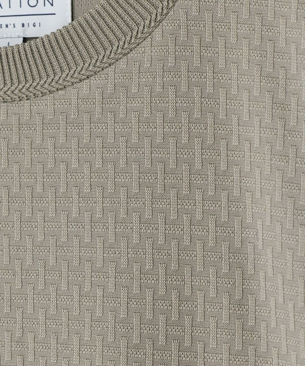 マルチファンクションジャガードTシャツ＜ストレッチ・速乾・イージーケア・ハンドウォッシャブル・UVカット・抗菌・防臭＞ 詳細画像 17