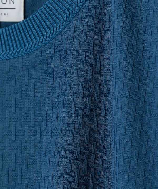 マルチファンクションジャガードTシャツ＜ストレッチ・速乾・イージーケア・ハンドウォッシャブル・UVカット・抗菌・防臭＞ 詳細画像 18