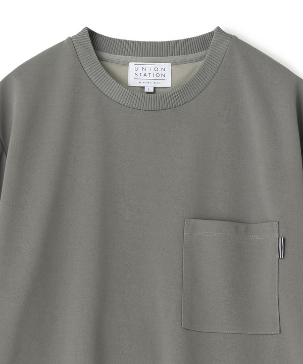 梨地ポンチポケットTシャツ＜ストレッチ・マシンウォッシャブル＞ 詳細画像 10