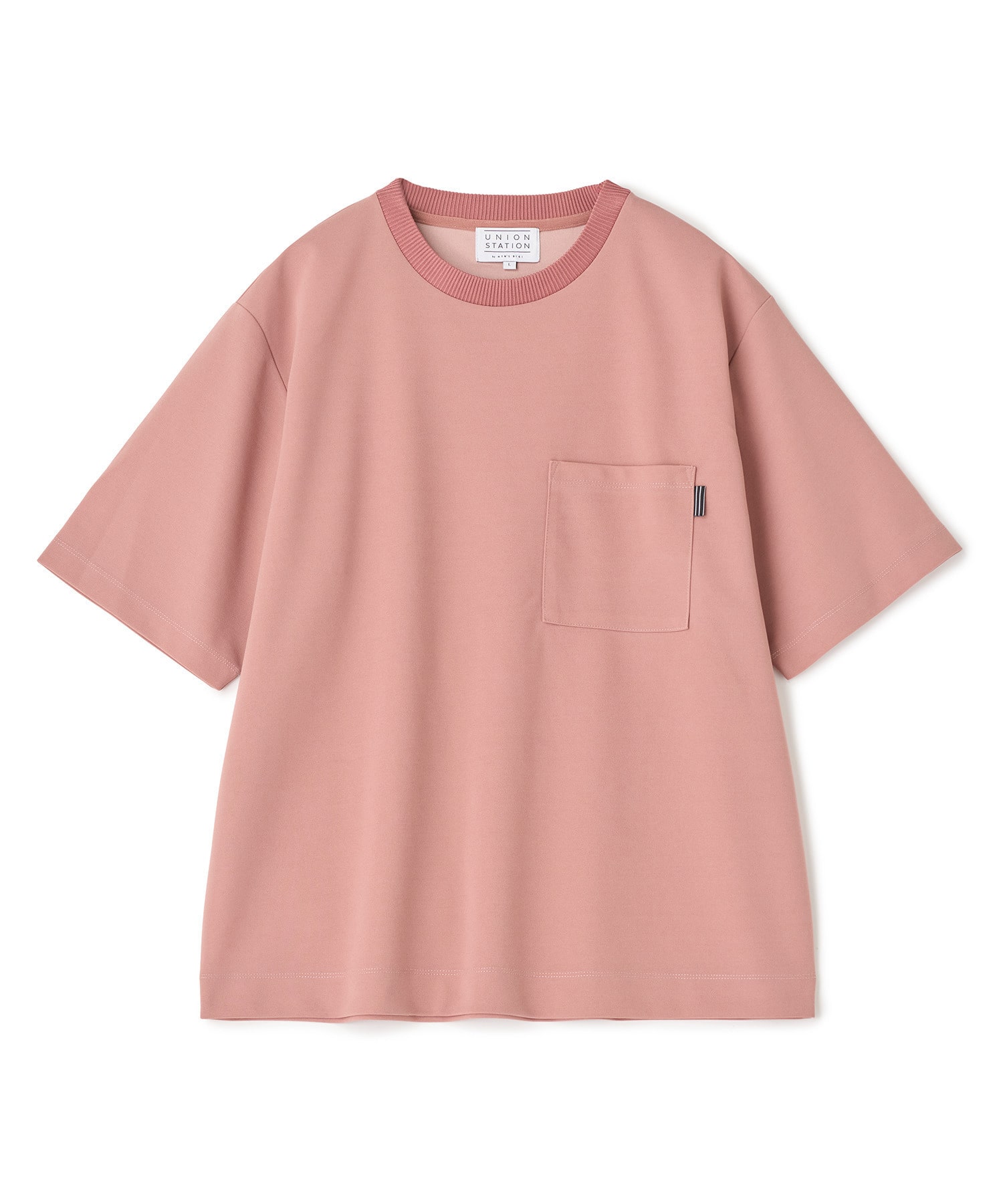 とっちんページ 梨地ポンチポケットTシャツ＜ストレッチ・マシンウォッシャブル