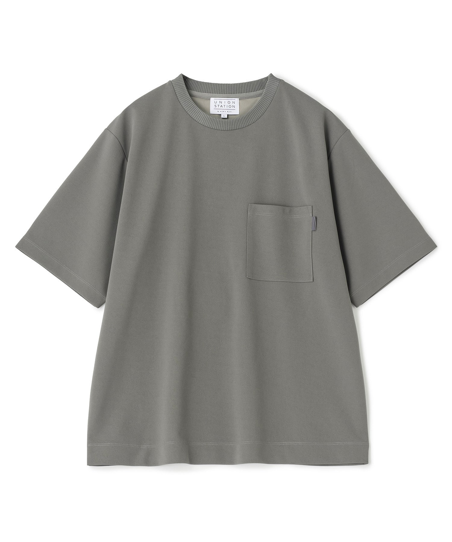 とっちんページ 梨地ポンチポケットTシャツ＜ストレッチ・マシンウォッシャブル