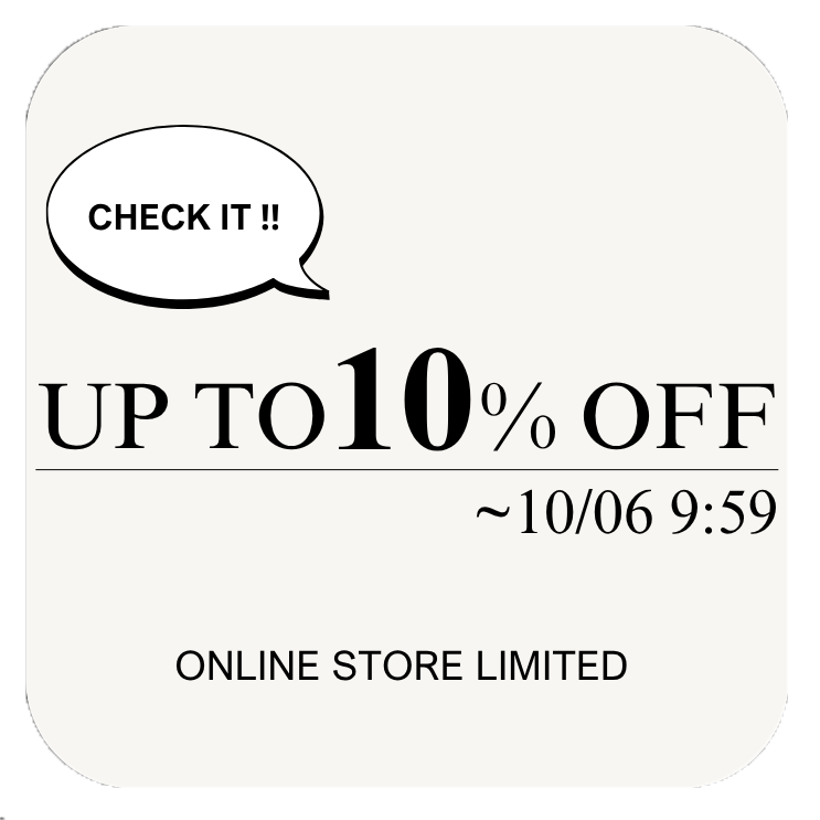 ＜オンラインストア＞対象商品10％OFFキャンペーン開催！