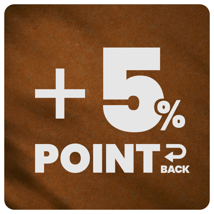 ＜オンラインストア＞+5%ポイントバックキャンペーン開催！