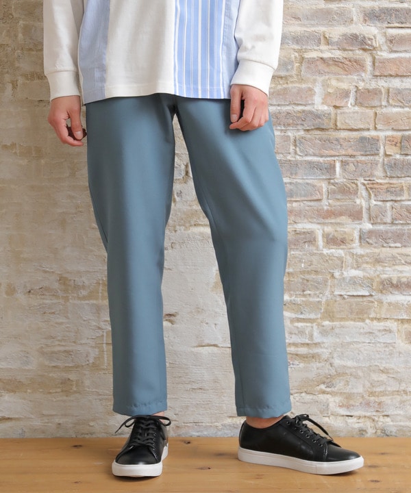 春夏物 イタリア セラードール メンズ イージー パンツ M (78〜86) 紺