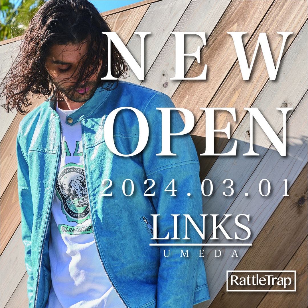 新店舗OPENのお知らせ 「RattleTrap リンクス梅田店」