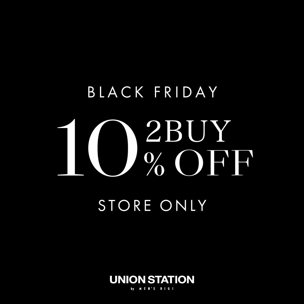 【UNION STATION店舗限定】BLACK FRIDAY開催のお知らせ 