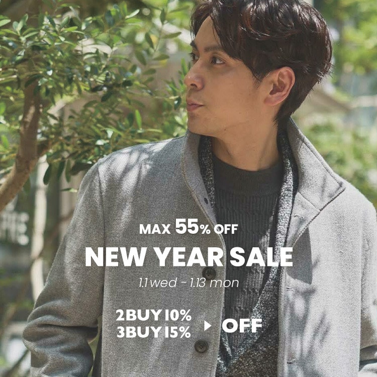 【UNION STATION】NEW YEAR SALE 2BUY10％OFF 3BUY15%OFF開催のお知らせ