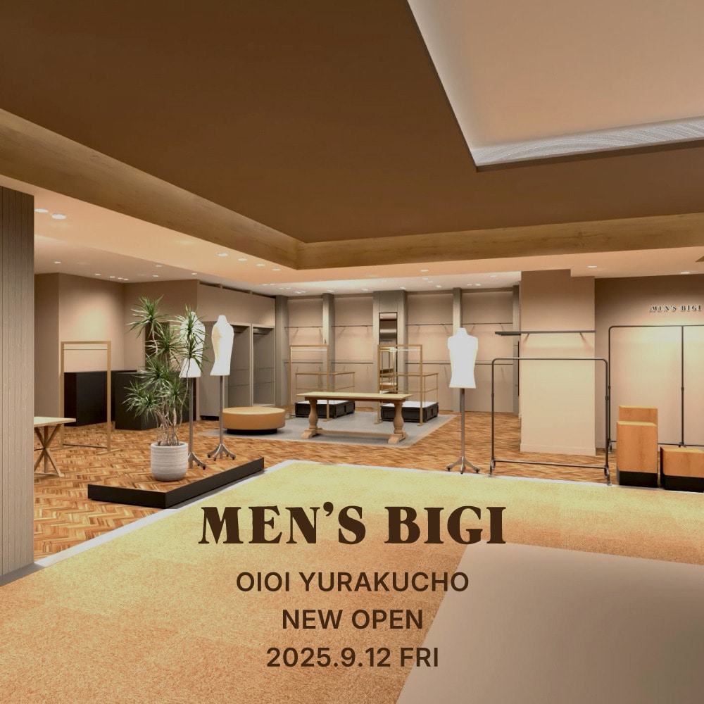 有楽町マルイ　メンズビギ旗艦店オープン！