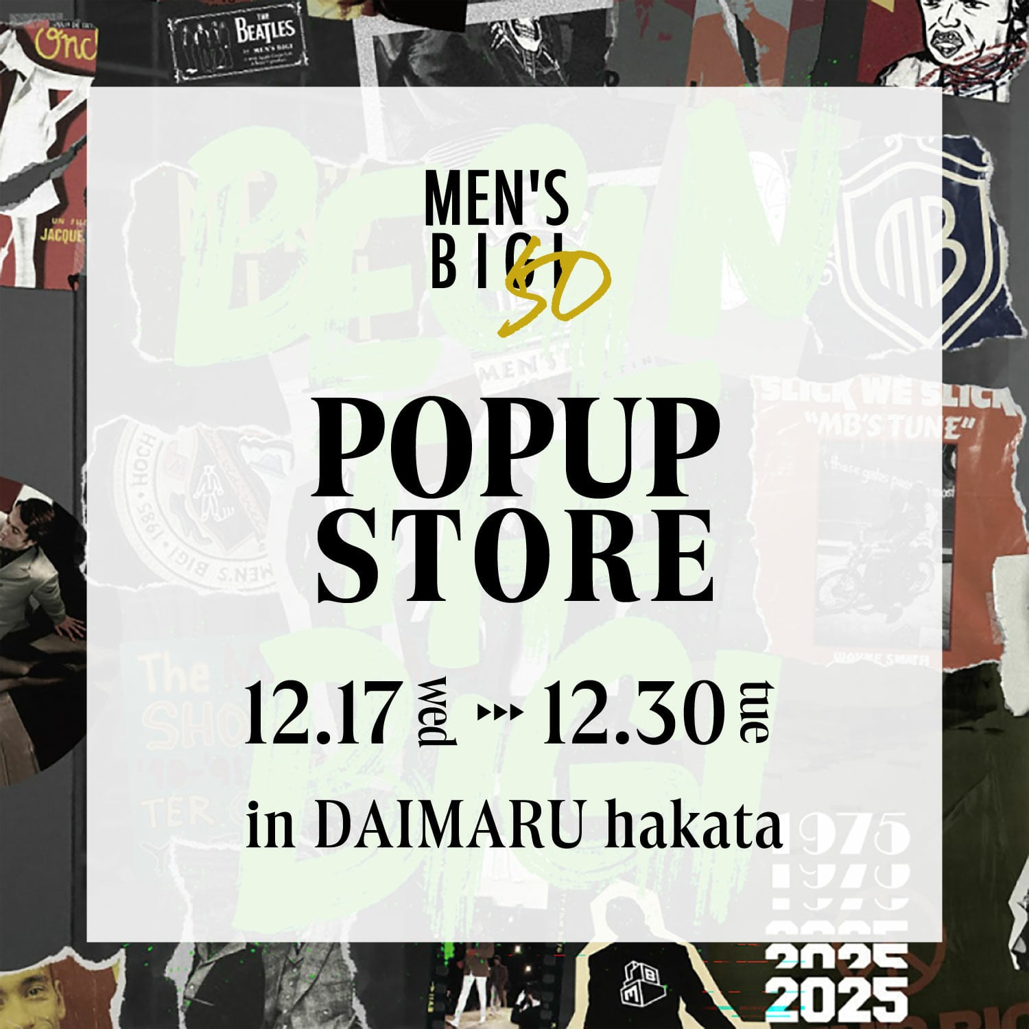 【50周年POP UP SHOP】大丸福岡天神