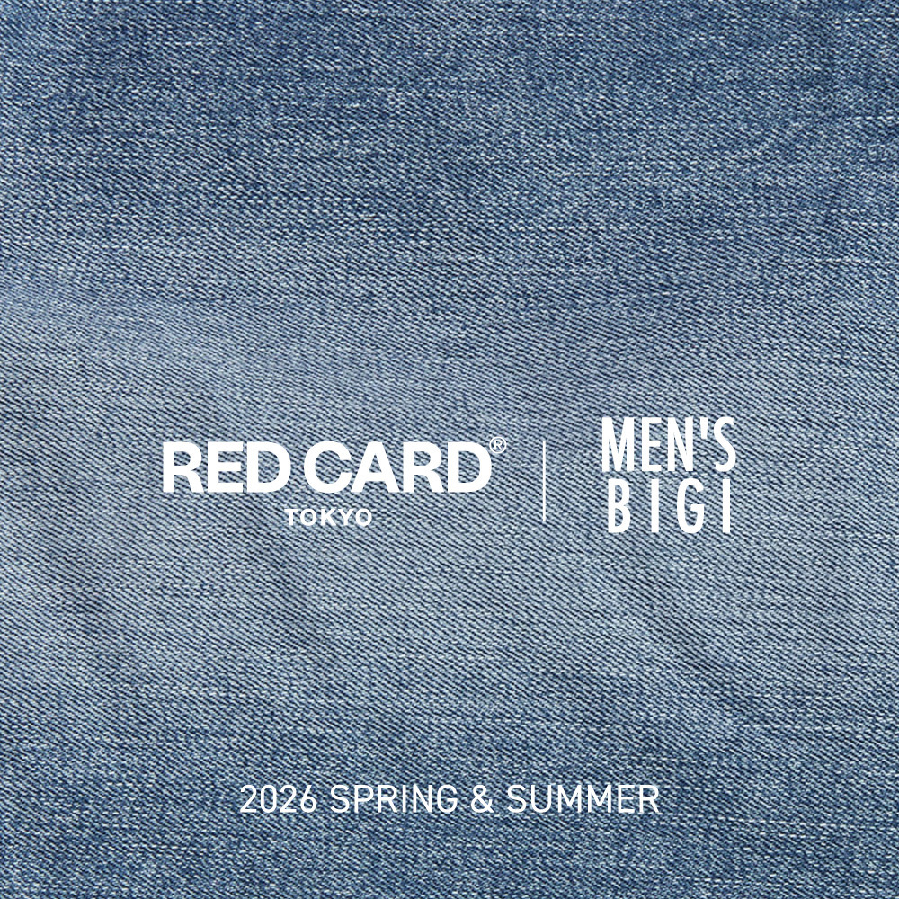RED CARD × MEN’S BIGI｜名作「Bass」の別注が販売開始