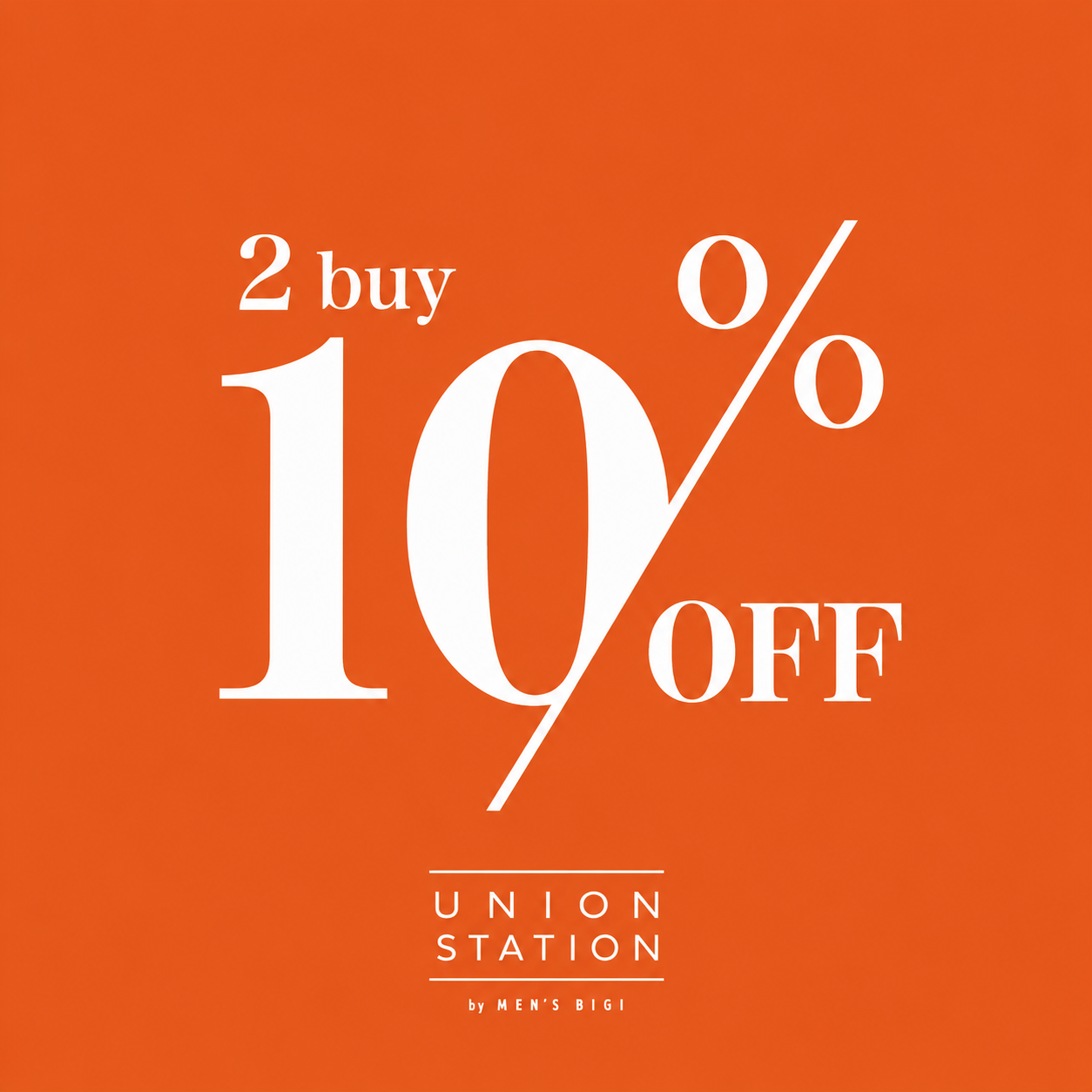 【店舗限定】全商品の2buy10％OFFキャンペーン開催！