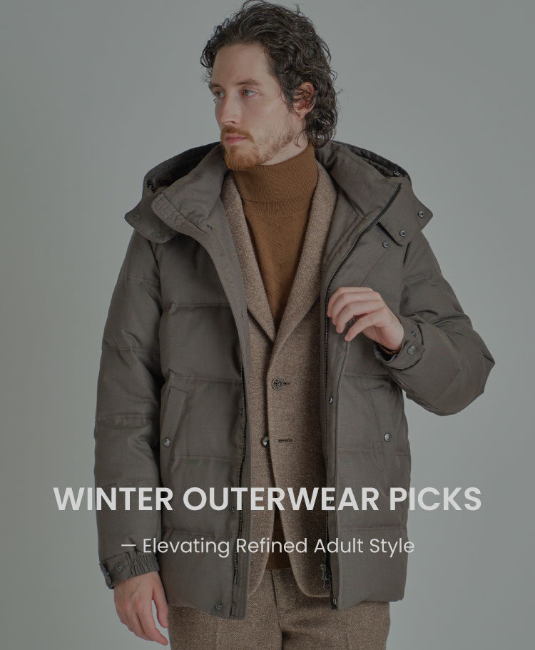 【40代メンズ冬】MENS BIGIの大人格上げアウター