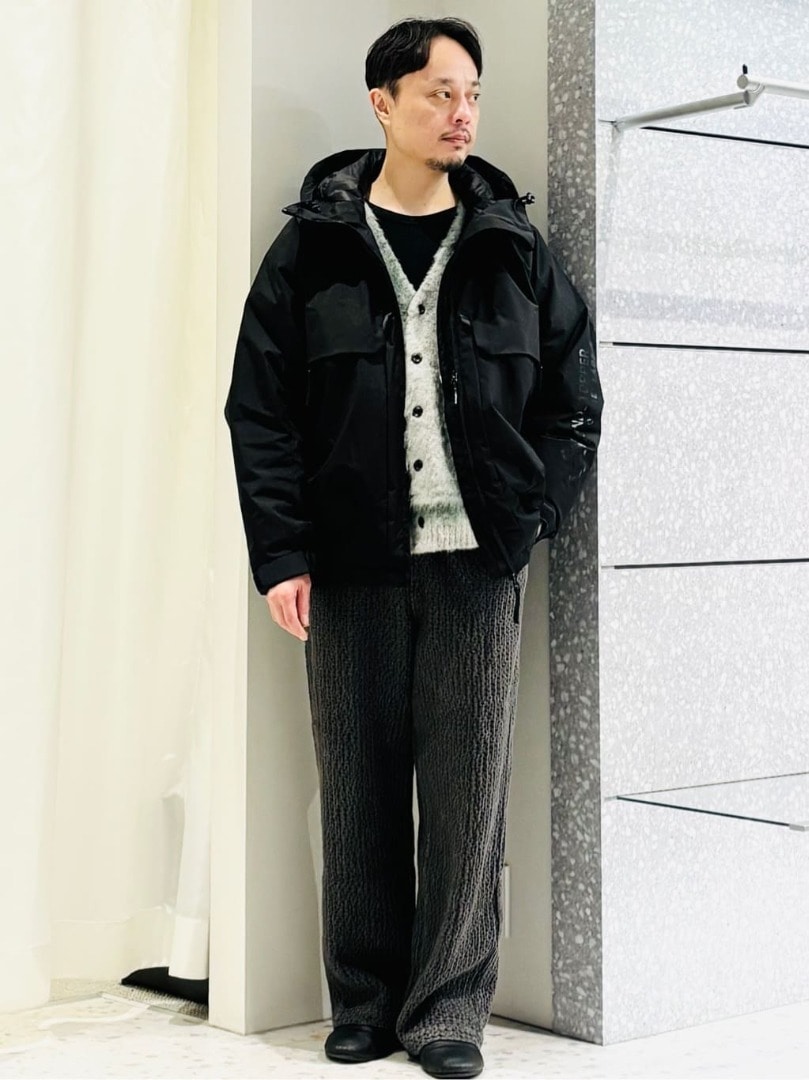 0℃の週末カジュアル：ダウンジャケット×デニムコーデ