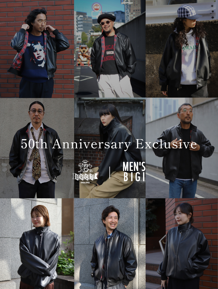 メンズビギ×バラクータ 50周年記念「G-9」別注がローンチ