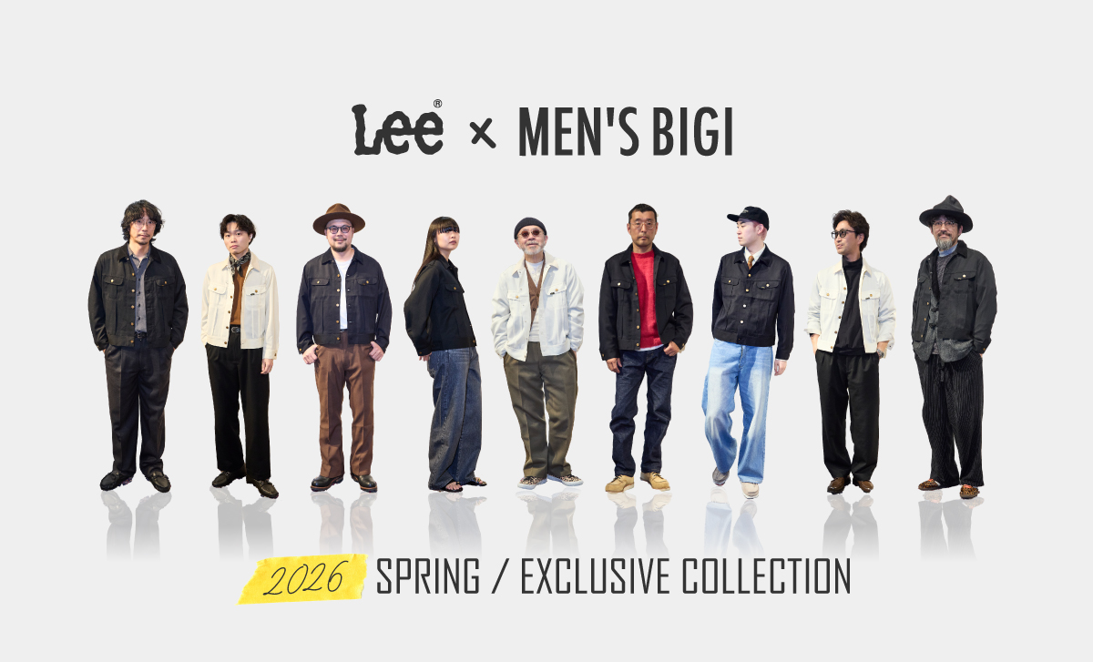 MENS BIGI×LEE 別注「STORM RIDER」が販売開始