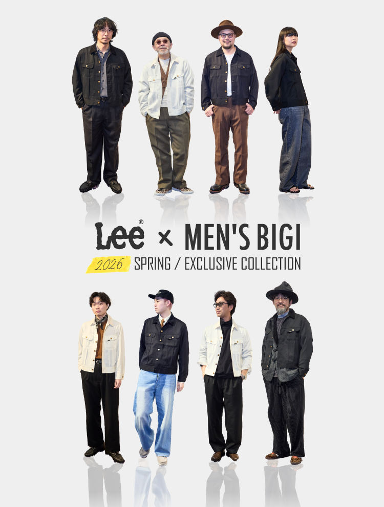 MENS BIGI×LEE 別注「STORM RIDER」が販売開始