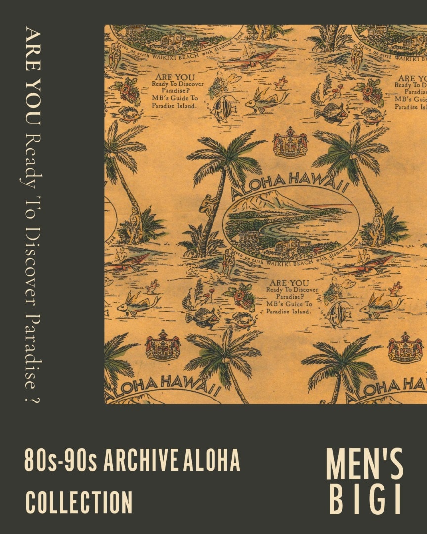 80s-90s ARCHIVE ALOHA COLLECTION MEN'S BIGI