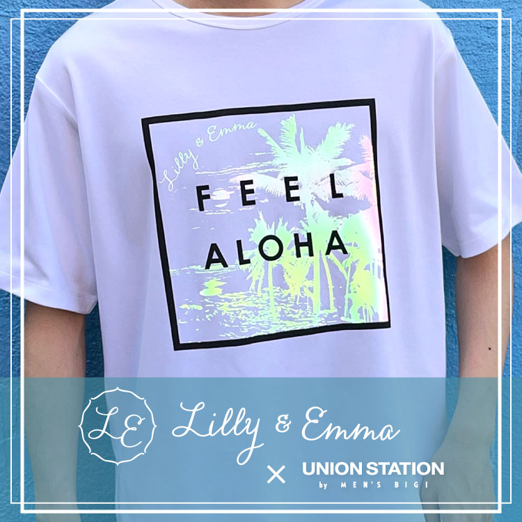 Lilly&Emma×UNION STATION 別注コラボTシャツ