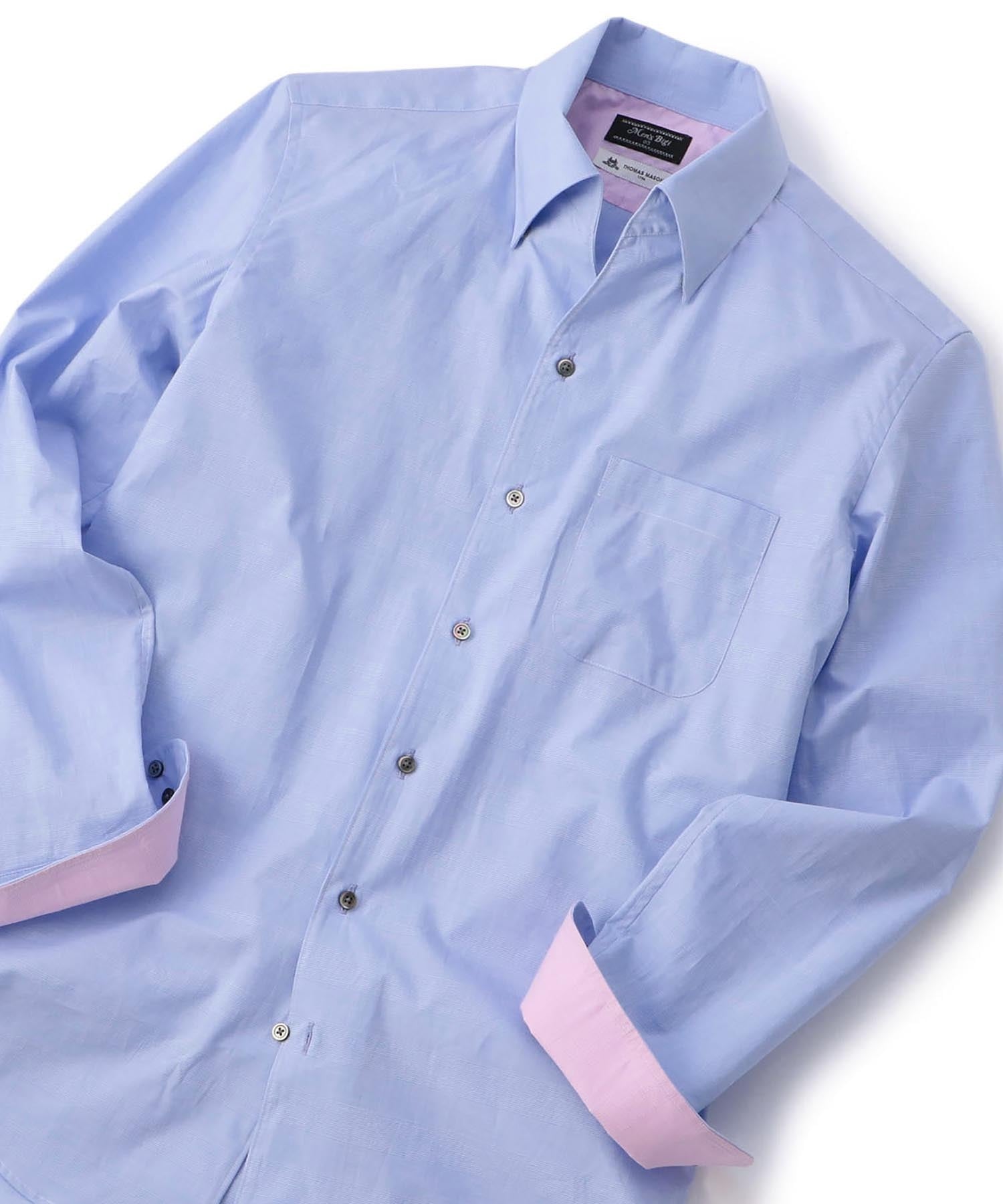 ウォッシャブル Thomas Mason グレンチェックシャツ メンズファッション通販 Men S Bigi Online Store メンズビギ オンラインストア