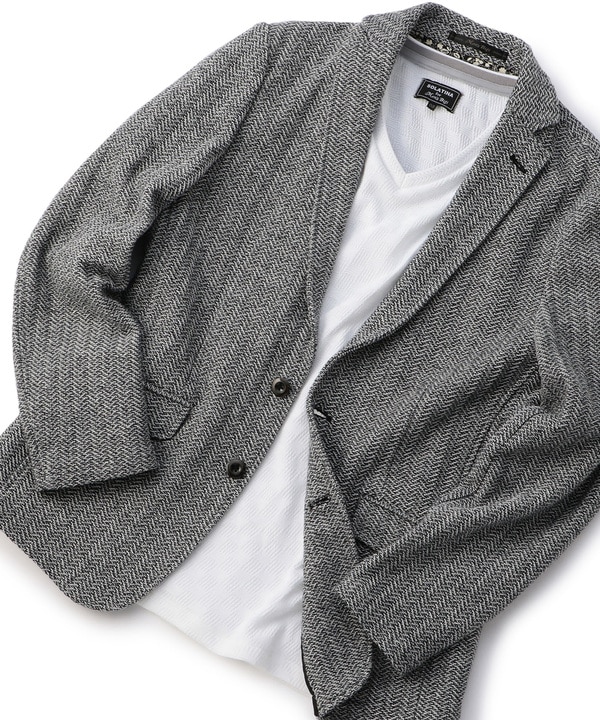 ヘリンボーン ラッセルテーラードジャケット メンズファッション通販 Men S Bigi Online Store メンズビギ オンラインストア