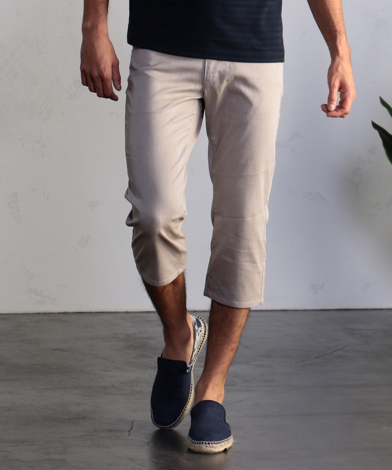 Cool Maxドビーストレッチ クロップドパンツ 7分丈 メンズファッション通販 Men S Bigi Online Store メンズビギ オンラインストア