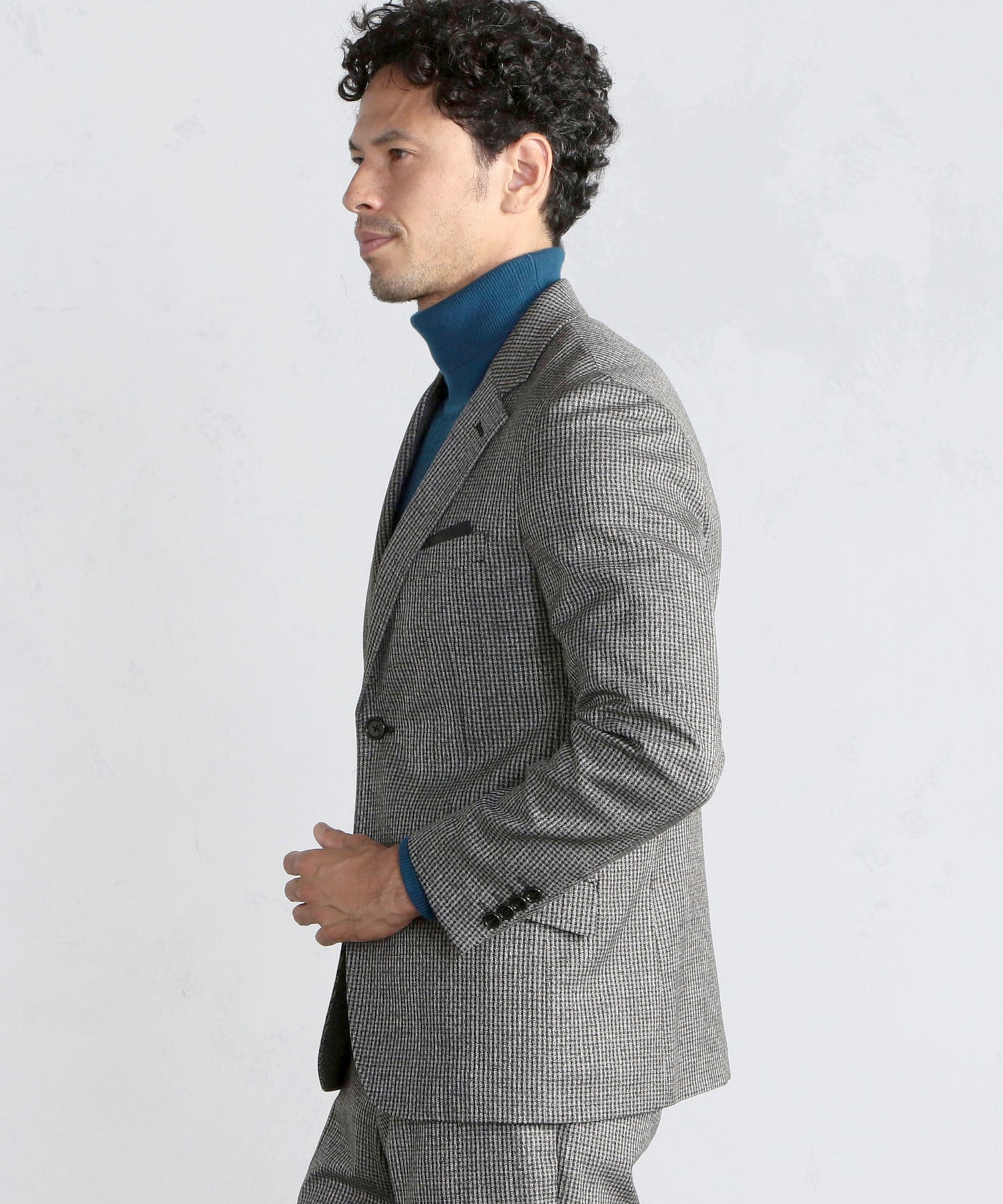 ソフトストレッチ千鳥格子 ジャケット メンズファッション通販 Men S Bigi Online Store メンズビギ オンラインストア