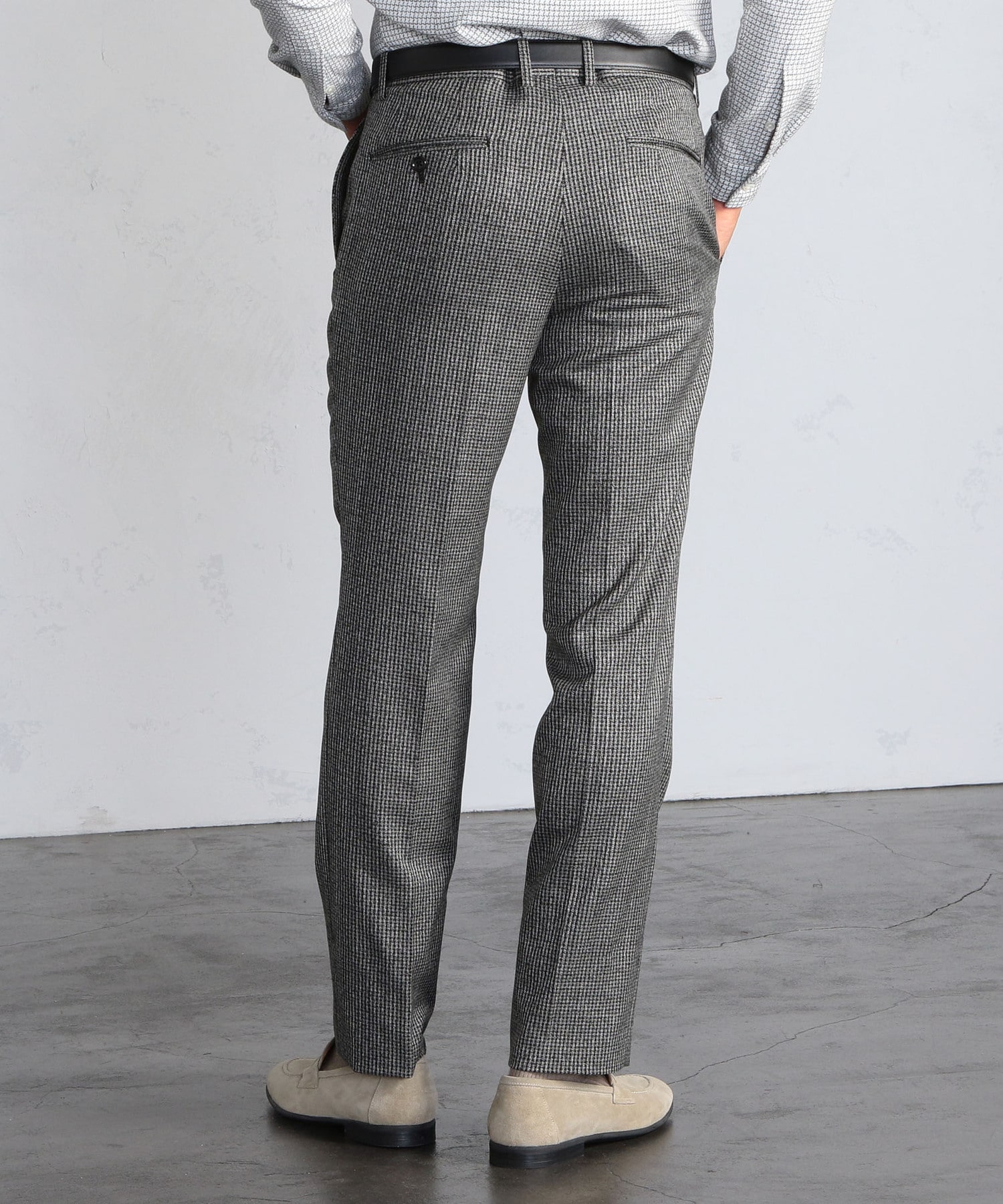 ソフトストレッチ千鳥格子柄 パンツ メンズファッション通販 Men S Bigi Online Store メンズビギ オンラインストア