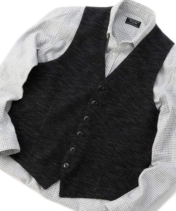 ウールコットンヘリンボーン ベスト メンズファッション通販 Men S Bigi Online Store メンズビギ オンラインストア
