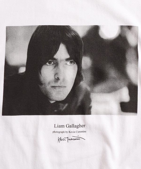 【Kevin Cummins×MEN'S BIGI】OASISフォトグラフTシャツ<Liam Gallagher> 詳細画像 7