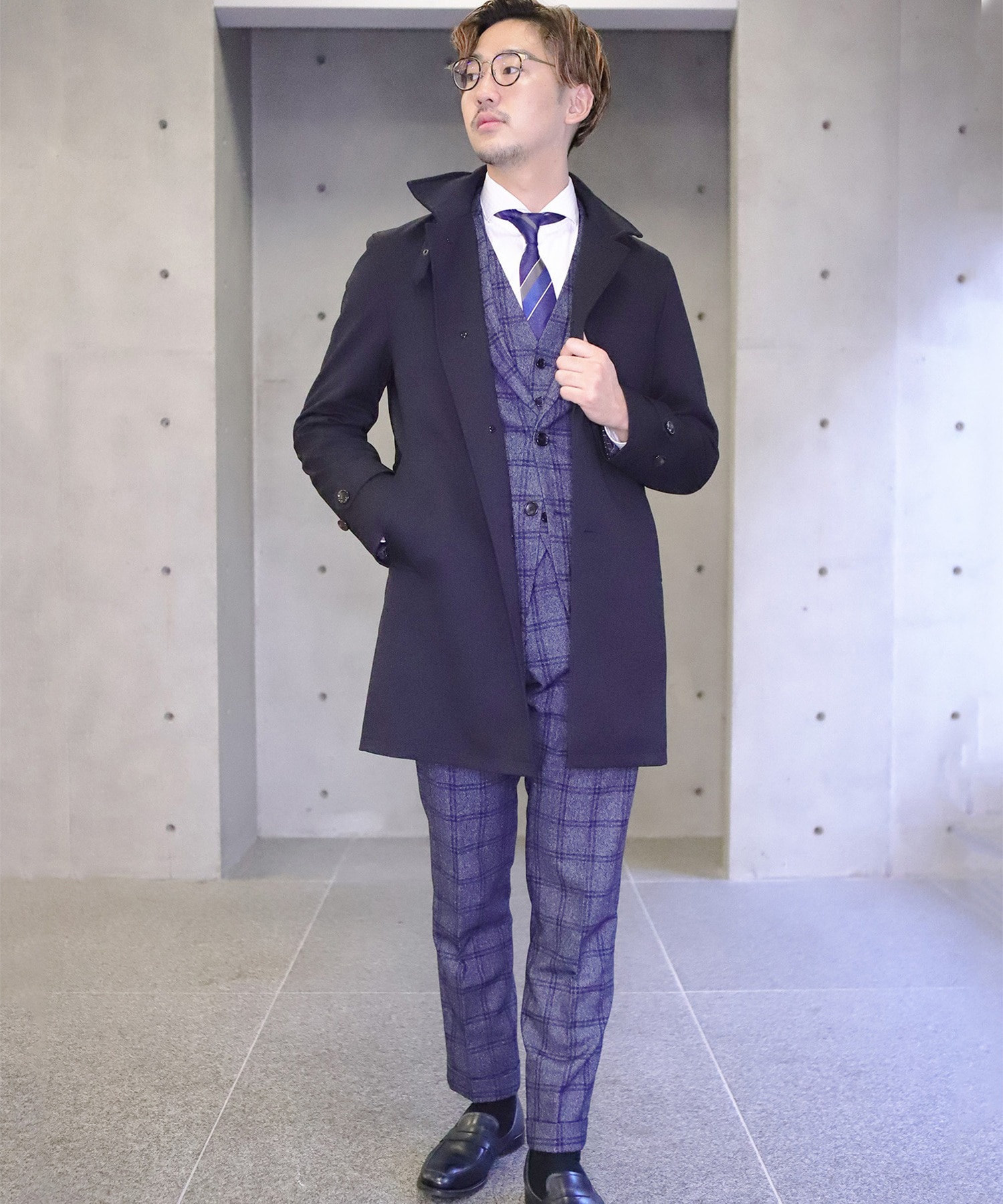 取り外し可能ライナー付き 撥水スタンドカラービジネスコート メンズファッション通販 Men S Bigi Online Store メンズビギ オンラインストア