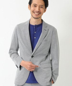 コットンリネンジャージサッカージャケット【セットアップ・別売りパンツ有り】