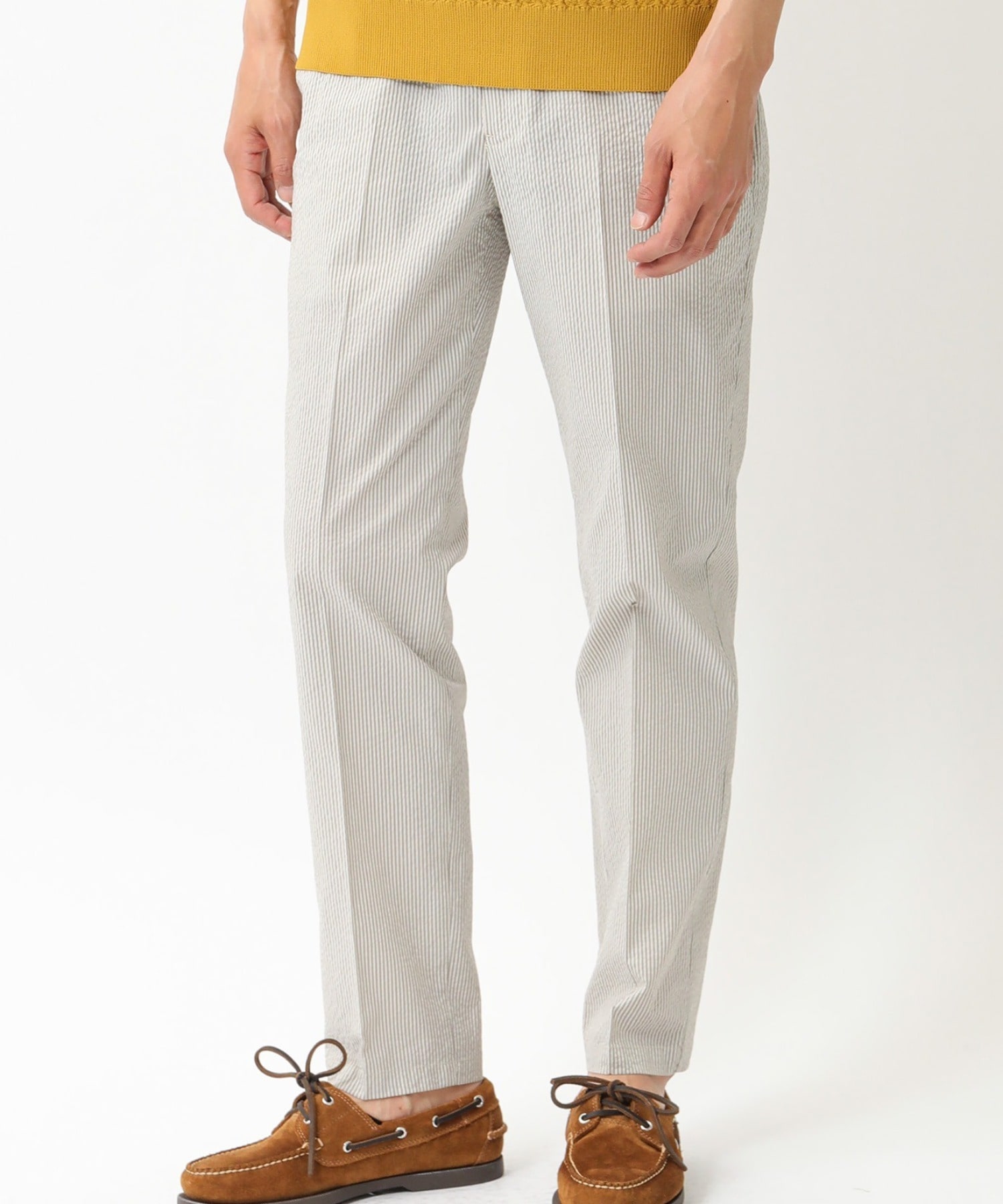 クールマックス ストライプorチェックサッカーイージ パンツ セットアップ 別売りジャケット有り メンズファッション通販 Men S Bigi Online Store メンズビギ オンラインストア