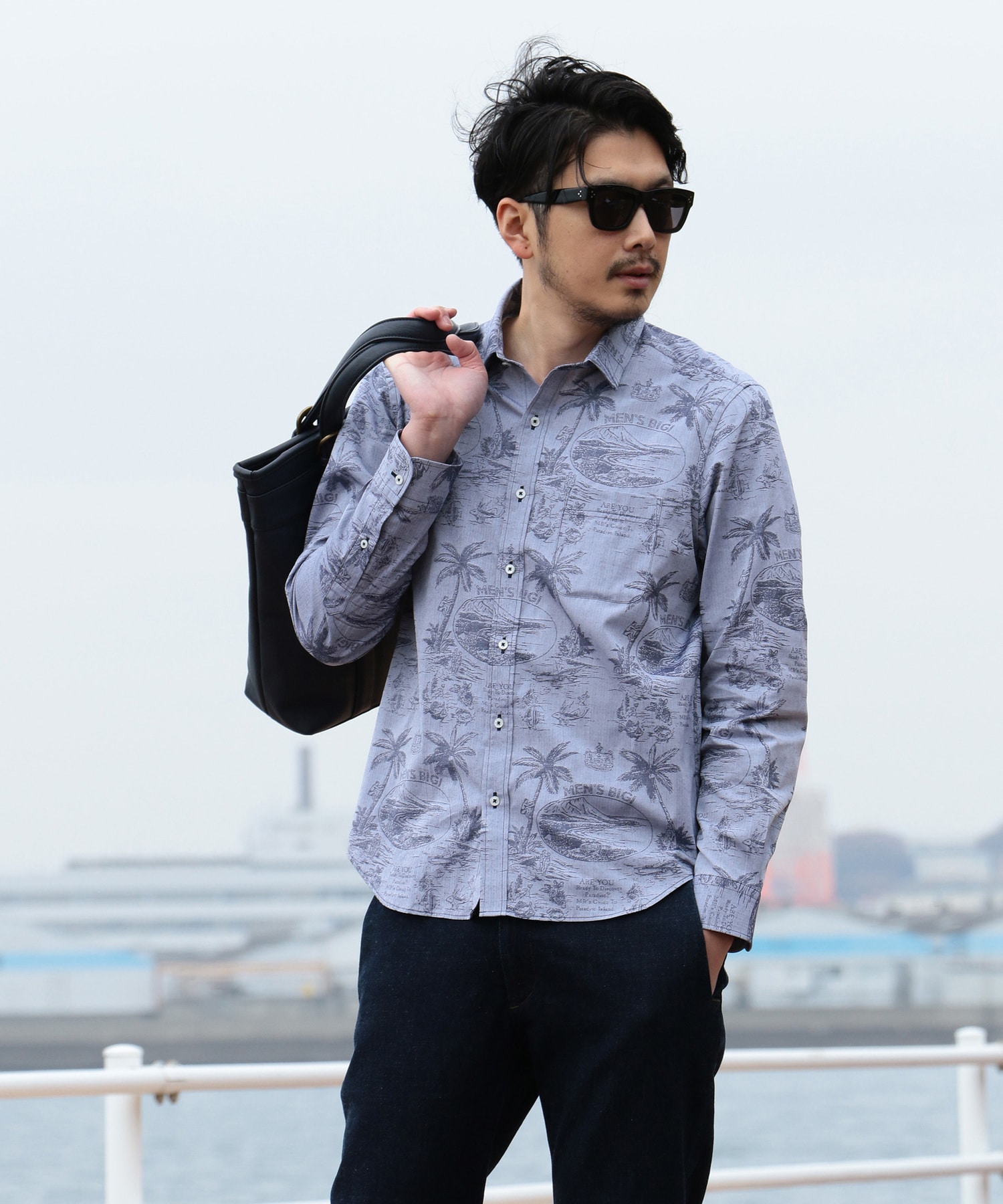 Vintage Archives ビンテージアーカイブシャツ トロピカルアロハ柄 メンズファッション通販 Men S Bigi Online Store メンズビギ オンラインストア