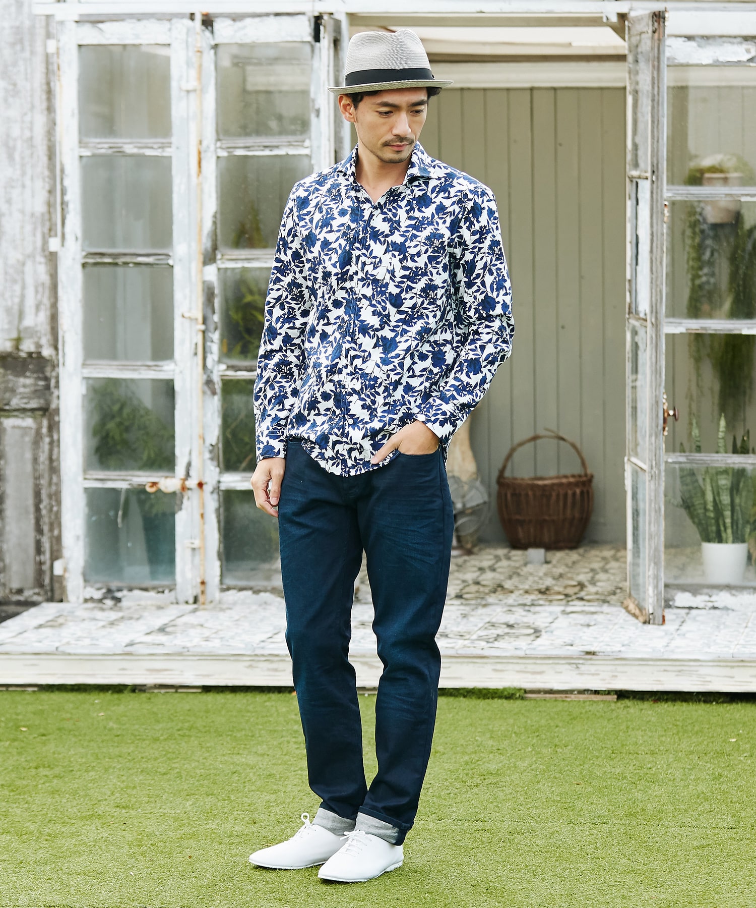 ストローハット メンズファッション通販 Men S Bigi Online Store メンズビギ オンラインストア