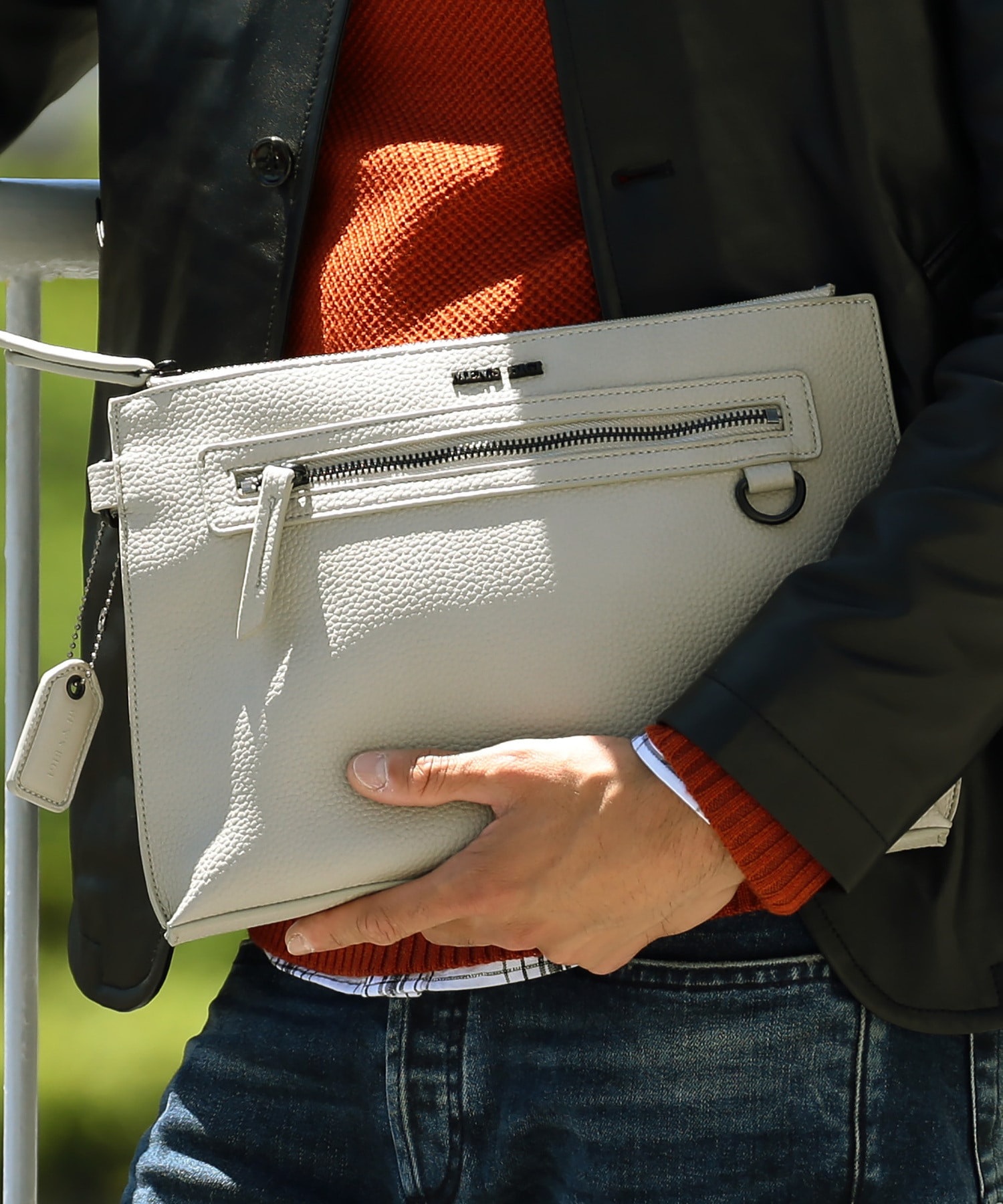 シュリンクレザークラッチバッグ メンズファッション通販 Men S Bigi Online Store メンズビギ オンラインストア