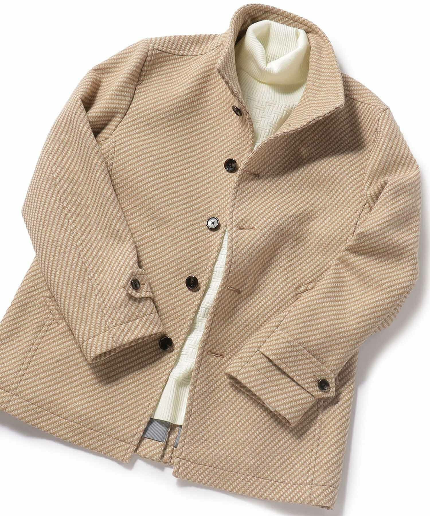 ファンシーツイル ウール スタンドカラーブルゾン メンズファッション通販 Men S Bigi Online Store メンズビギ オンラインストア