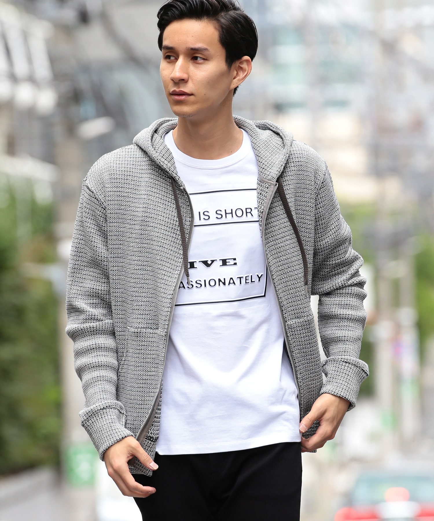 ローゲージ ワッフルパーカー メンズファッション通販 Men S Bigi Online Store メンズビギ オンラインストア