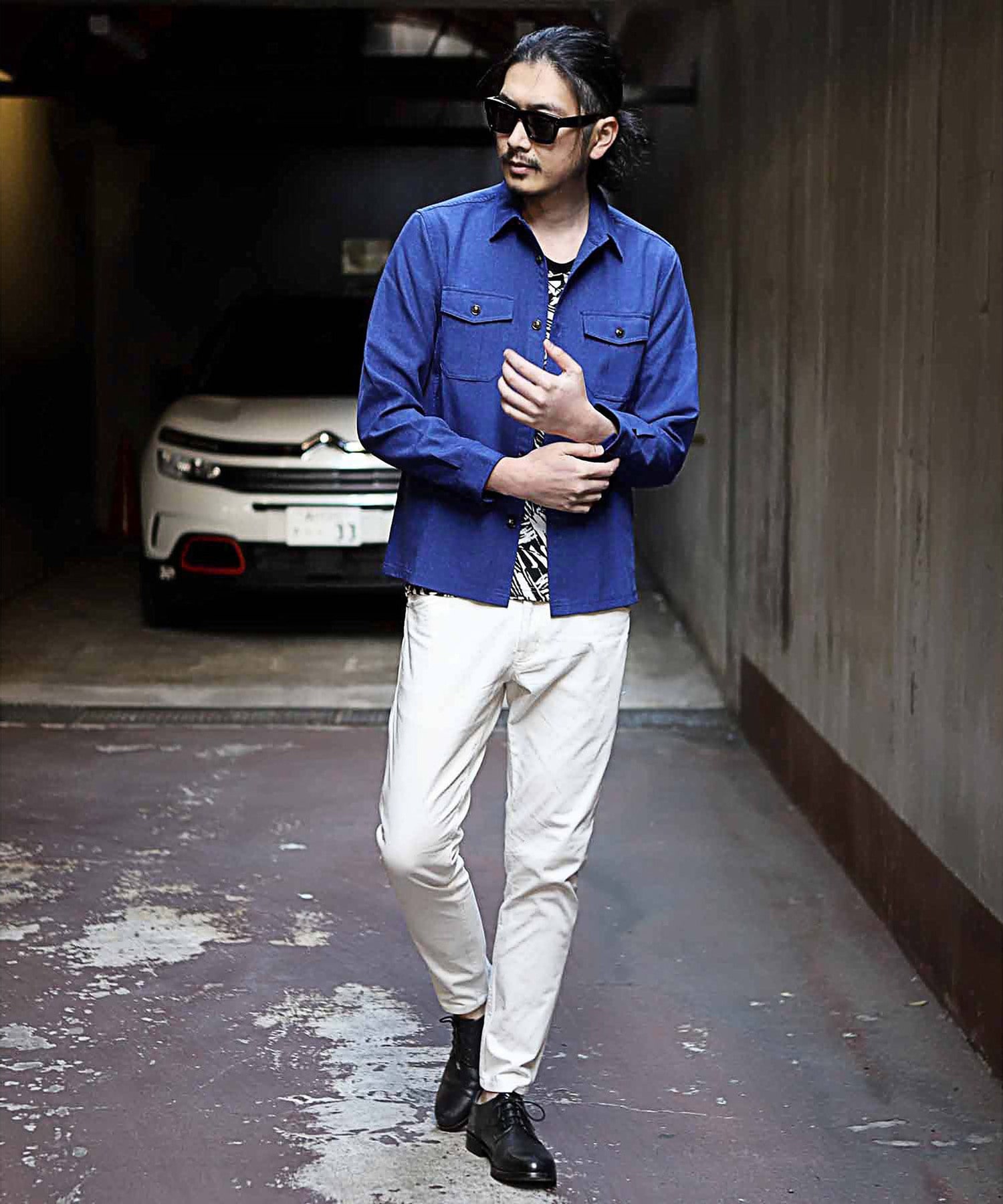 ミリタリーシャツブルゾン メンズファッション通販 Men S Bigi Online Store メンズビギ オンラインストア