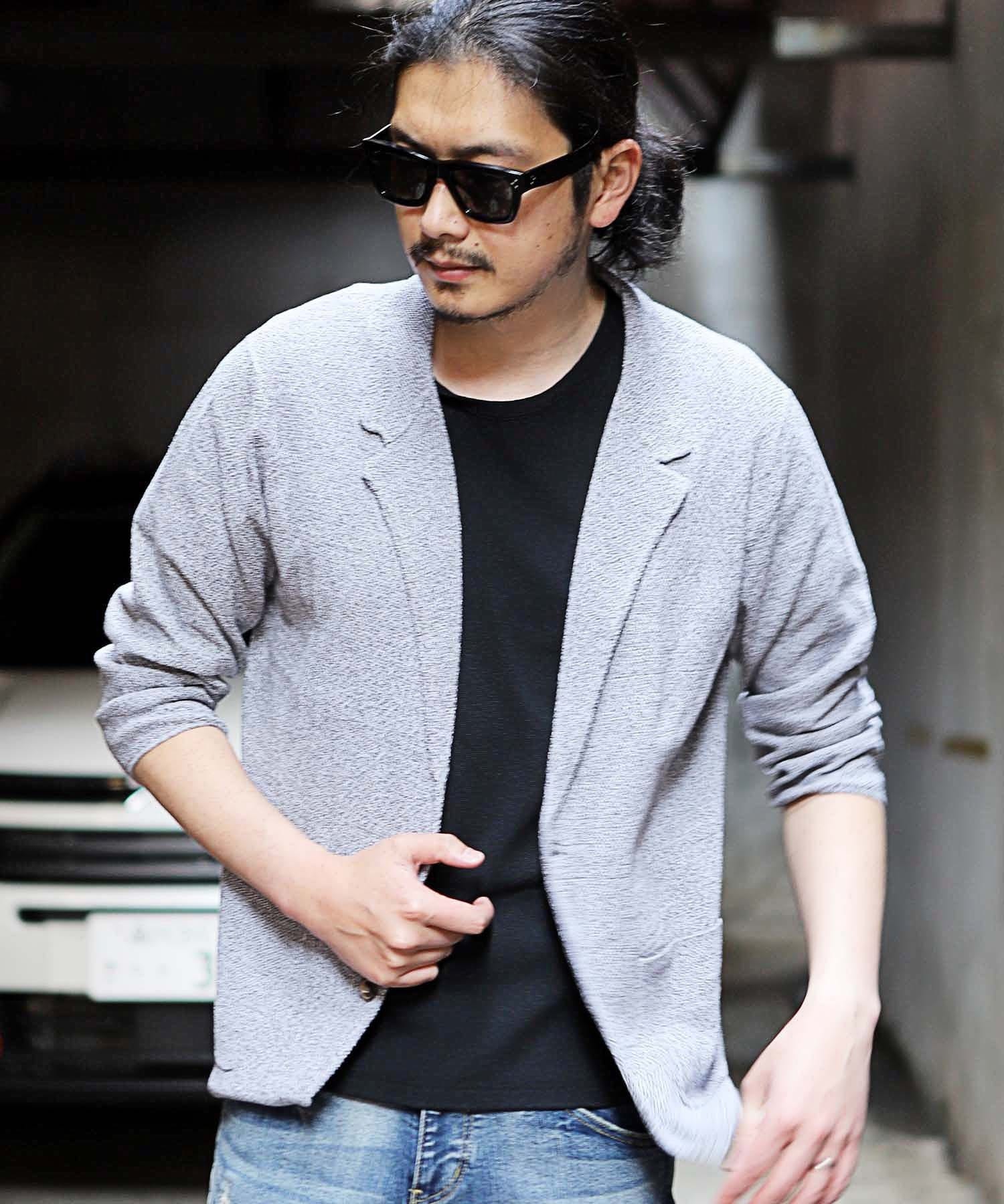 接触冷感 鹿の子編みニットジャケット メンズファッション通販 Men S Bigi Online Store メンズビギ オンラインストア