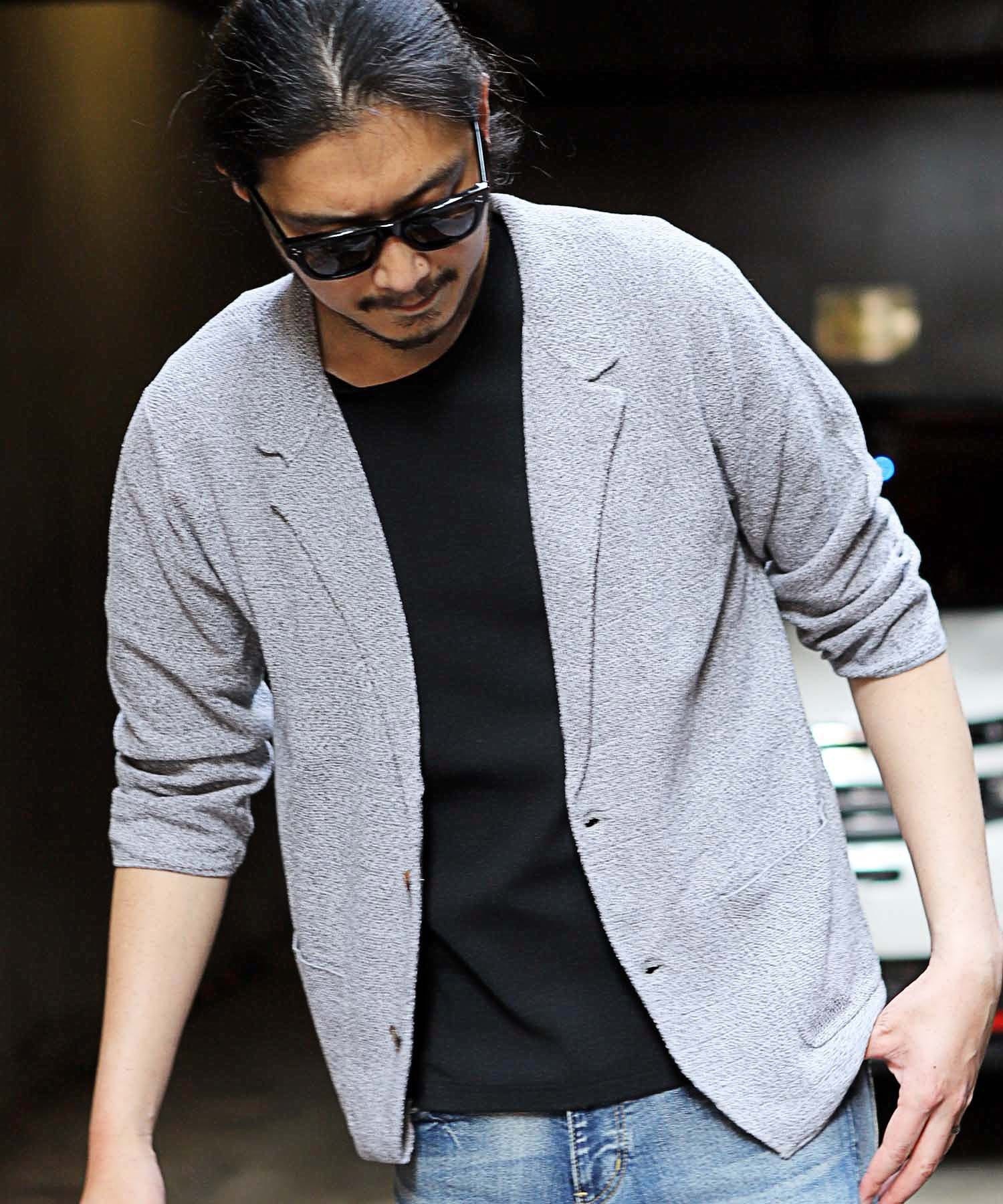 接触冷感 鹿の子編みニットジャケット メンズファッション通販 Men S Bigi Online Store メンズビギ オンラインストア
