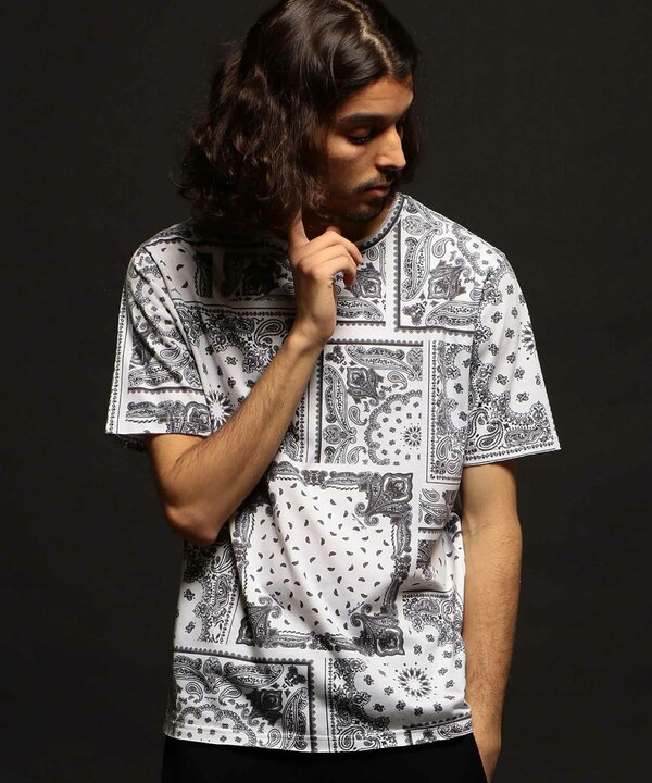 総柄プリントｔシャツ メンズファッション通販 Men S Bigi Online Store メンズビギ オンラインストア