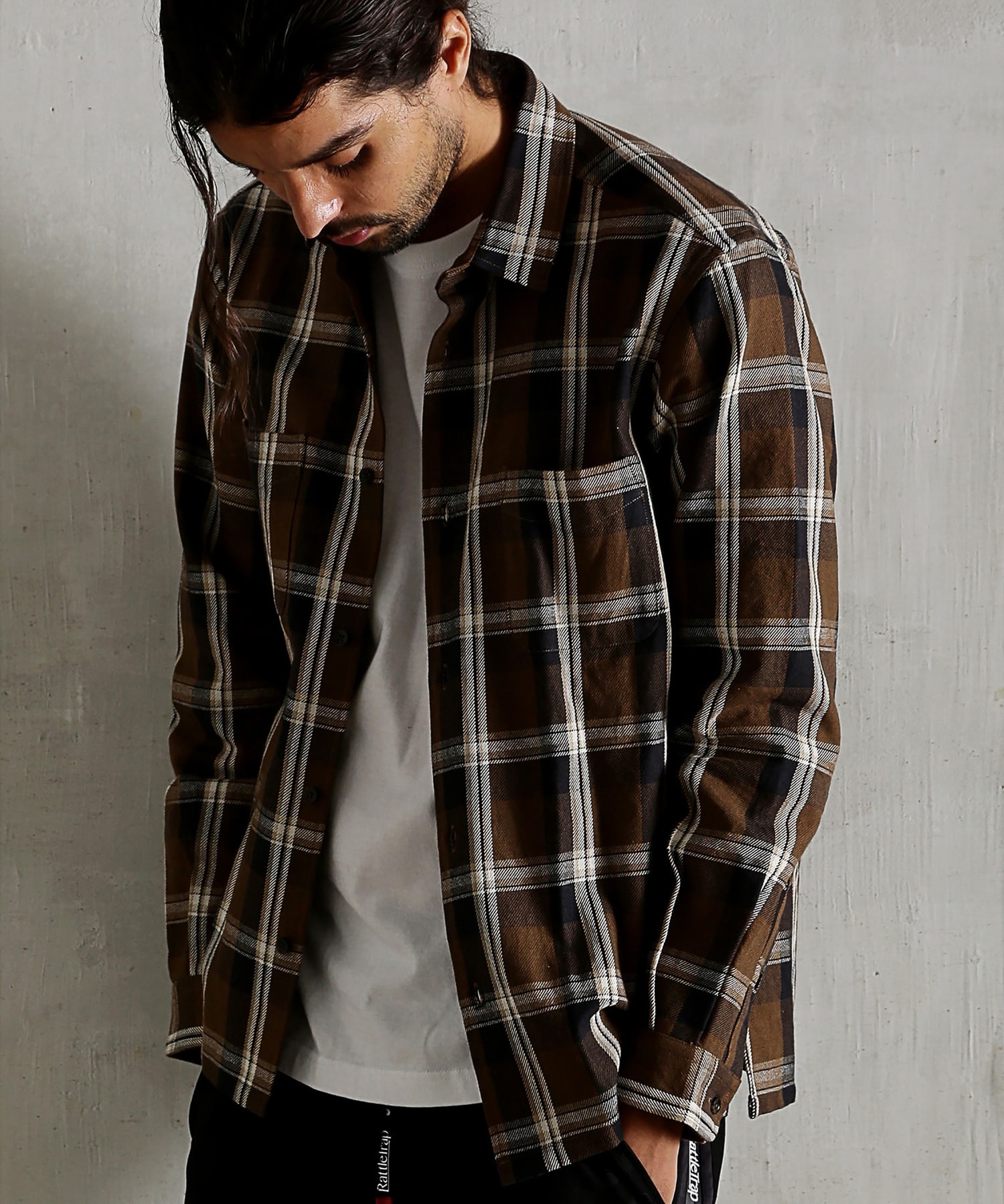 Japan Fabric ヘビーネルチェックシャツ メンズファッション通販 Men S Bigi Online Store メンズビギ オンラインストア