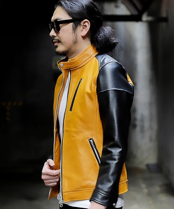 クレイジーシングルライダースレザージャケット メンズファッション通販 Men S Bigi Online Store メンズビギ オンラインストア